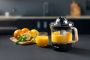 Bestron elektrische Citruspers Sinaasappelpers incl. 2 perskogels en aromadeksel motor met twee draairichtingen (links rechts) sap reservoir: 0.7 liter 40 Watt Zwart Hout - Thumbnail 2