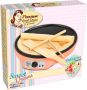 Bestron Crepe Maker voor crêpes met Ø 30cm pannenkoekenmaker incl. deegverdeler & crêpeskeerder met antiaanbaklaag & indicatielampje 1000 Watt Oranje - Thumbnail 3