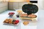 Bestron dubbel Wafelijzer voor klassieke hartwafels Wafelmaker met antiaanbaklaag & indicatielampje 1000 watt Geel - Thumbnail 4
