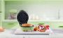 Bestron Mini-wafelijzer voor klassieke wafels wafelijzer met antiaanbaklaag voor kinderfeestjes Familiefeest Pasen of Kerst Mat Groen - Thumbnail 4