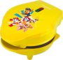 Bestron Paw Patrol Wafelijzer mini-wafelijzer in uniek Paw Patrol design voor kinderfeestjes Pasen & Kerstmis met antiaanbaklaag wafelformaat: Ø 10cm officieel gelicentieerd Geel - Thumbnail 2