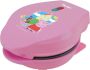 Bestron Peppa Pig Wafelijzer mini-wafelijzer in uniek Peppa design voor kinderfeestjes Pasen & Kerstmis met antiaanbaklaag wafelformaat: Ø 10cm officieel Licentie Roze - Thumbnail 2