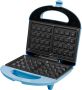 Bestron Wafelijzer voor 2 Brusselse wafels Wafelmaker met antianbaklaag & indicatielampje Sweet Dreams Collection 700W Blauw - Thumbnail 3