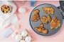 Bestron Wafelijzer voor Mini Dino Cookies Cakemaker voor mini dino cakes met bakindicatielampje & antiaanbaklaag 700 Watt blauw - Thumbnail 2
