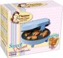 Bestron Wafelijzer voor Mini Dino Cookies Cakemaker voor mini dino cakes met bakindicatielampje & antiaanbaklaag 700 Watt blauw - Thumbnail 4