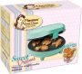 Bestron Wafelijzer voor Mini Dino Cookies Cakemaker voor mini dino cakes met bakindicatielampje & antiaanbaklaag 700 Watt Mint - Thumbnail 4