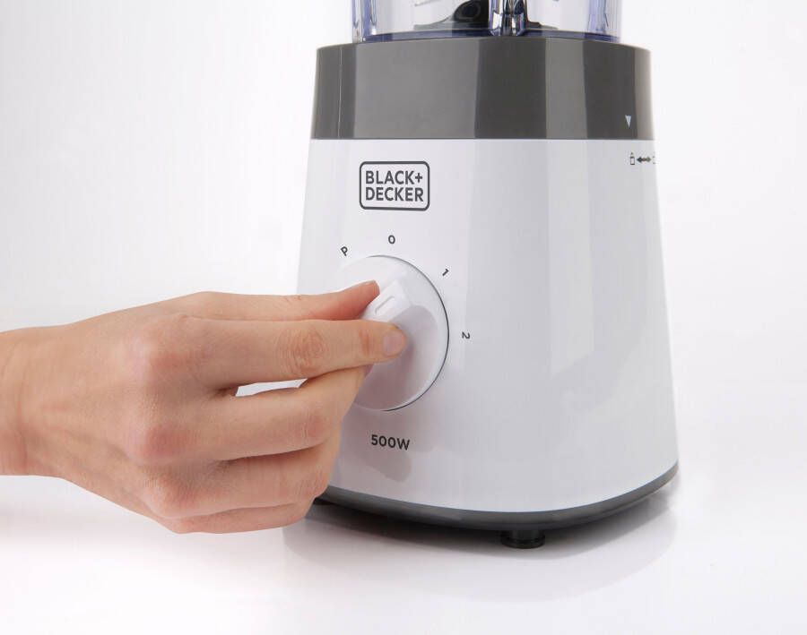 BLACK+DECKER Black & Decker BXJB500E blender 1 5 l Blender voor op aanrecht 500 W Wit - Foto 4