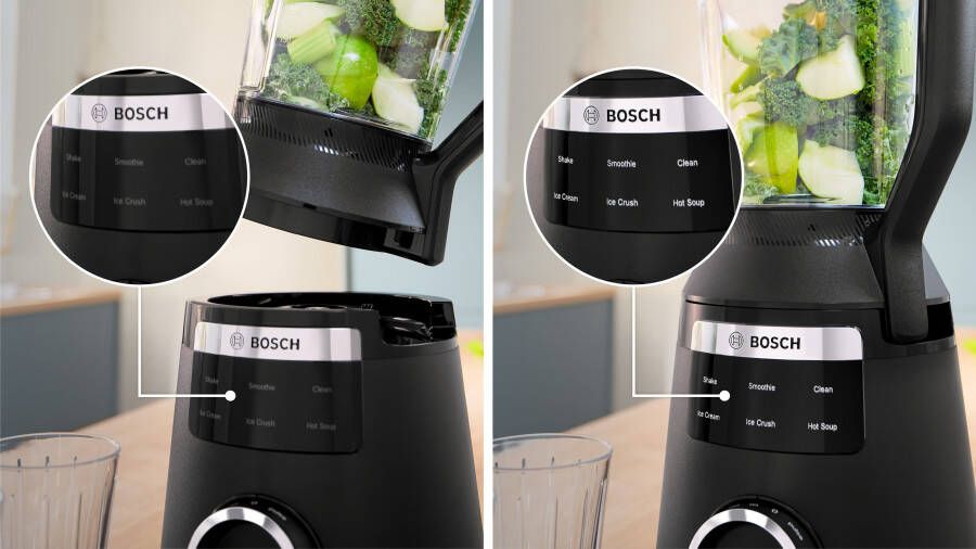 BOSCH Blender VitaPower serie 6 MMBD665B1 45.000 tpm 2L mengcontainer zwart