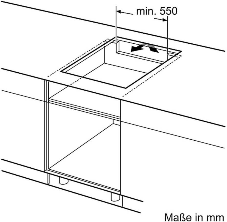 BOSCH Inbouw inductie fornuisset HND415LS62