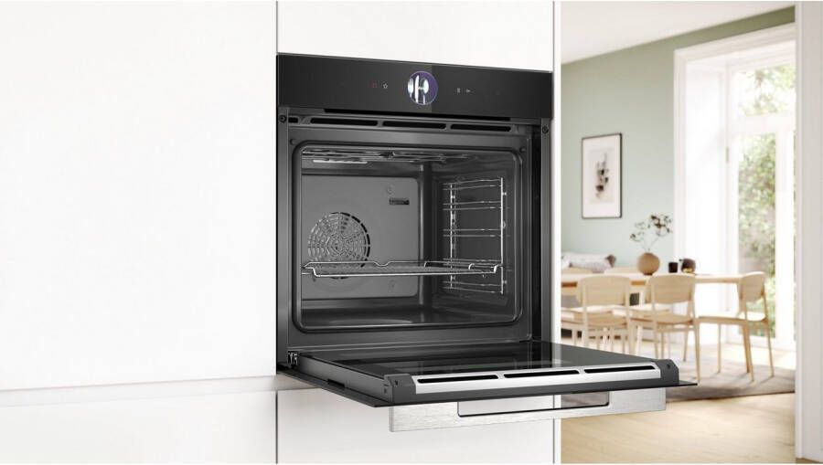 BOSCH Inbouw stoomoven HSG7361B1 AirFry-functie