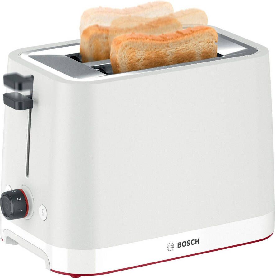 BOSCH Toaster MyMoment TAT3M121 afneembare opzet voor broodjes ontdooi-functie brood centreren auto off