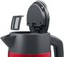 Bosch TWK4P434 DesignLine Waterkoker Rood Zwart - Thumbnail 7