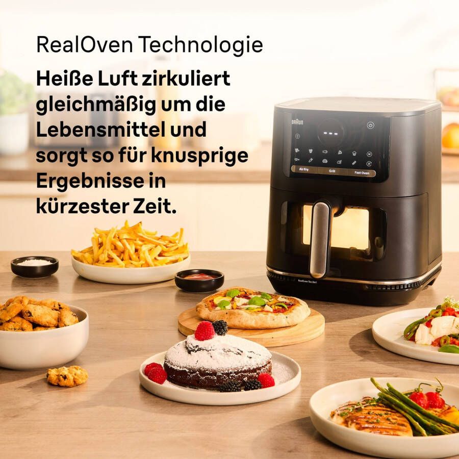 Braun Airfryer MultiFry 5 HF 5073I BK 6 0 Liter 2 Heizelemente 3 in 1