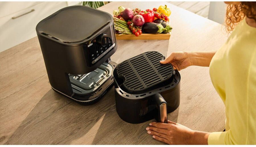 Braun Airfryer MultiFry 5 HF 5073I BK 6 0 Liter 2 Heizelemente 3 in 1