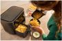 Braun TwinCook 3 Dubbele Airfryer TD3030 8L 2x4L Vaatwasbestendige Lades Zwart - Thumbnail 3