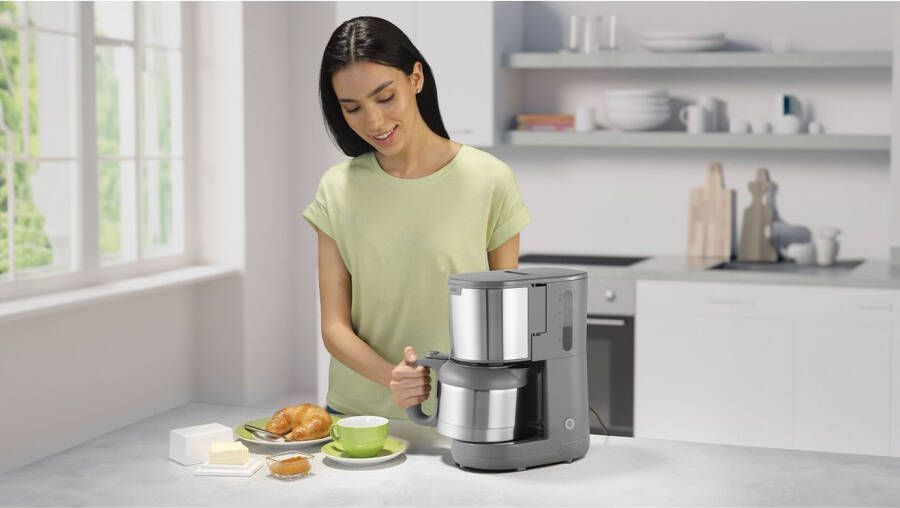 Braun Filterkoffieapparaat PurShine KF1505 BK 1 2 l 1000w automatische uitschakeling uitneembare filtermand roestvrij staal