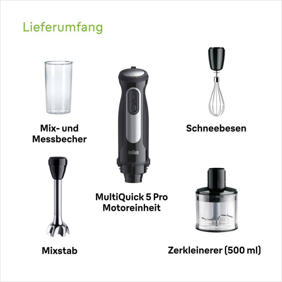Braun Staafmixer MultiQuick 5 Pro MQ55236M