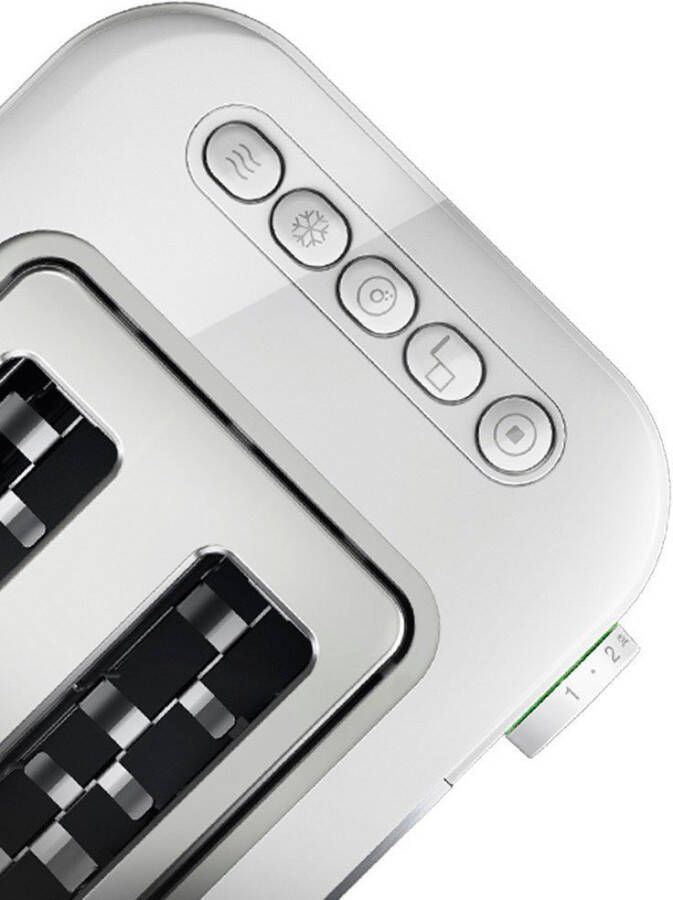 Braun Toaster HT 5010.WH wit zilver ID Collection - Foto 4