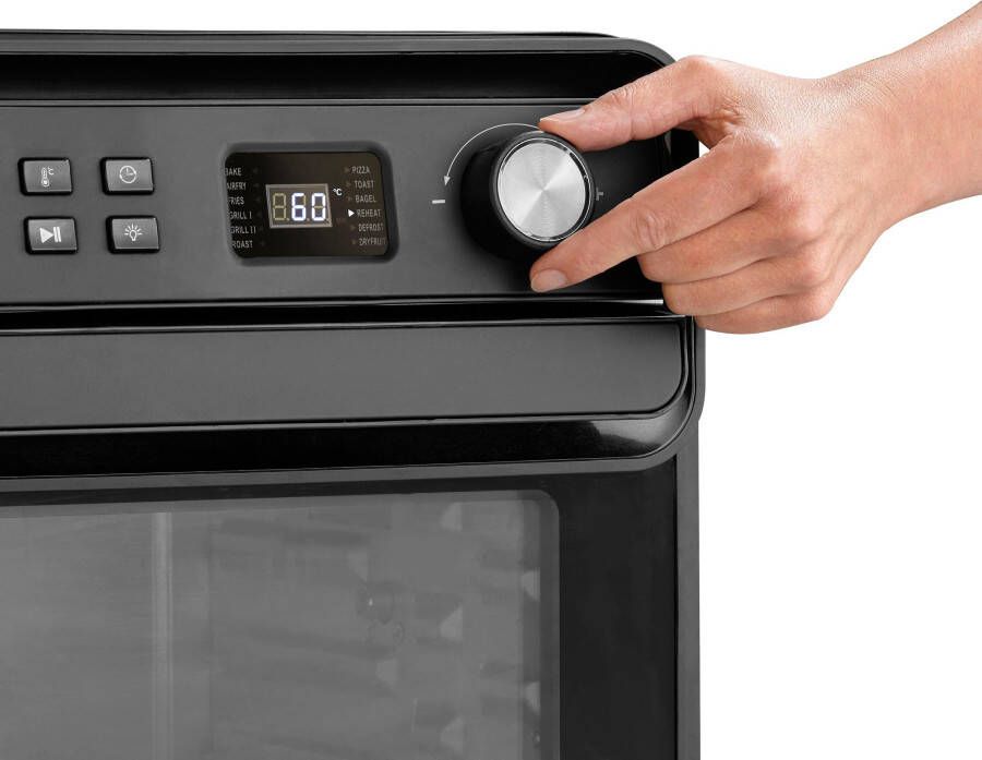 Caso AirFry Chef 1700 Elektrische oven 22 l 1700 W 40 230 °C Aanrecht Zwart - Foto 6