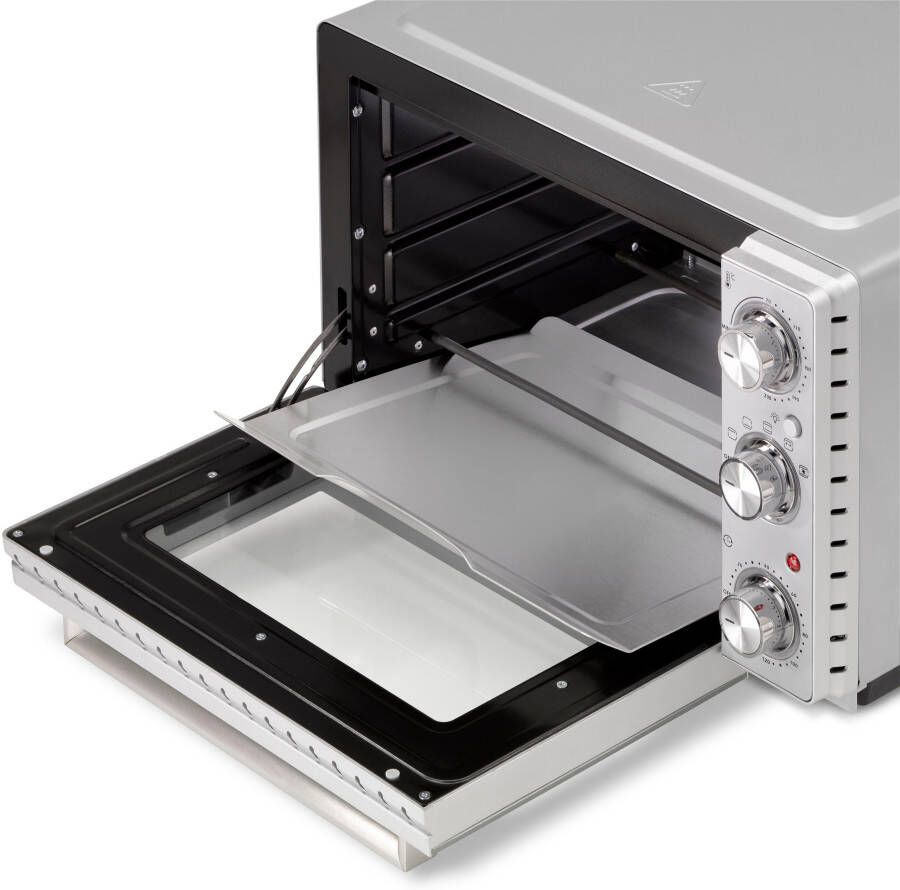Caso Oven TO 26 SilverStyle 26 L multi-oven met pizzasteen - Foto 1