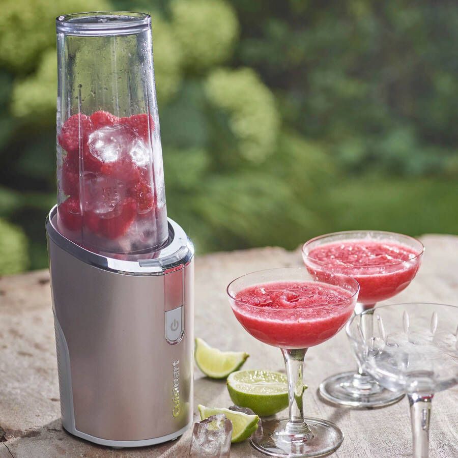 Cuisinart Cordless Blender RPB100E Draadloze Blender To Go Tot 8 Smoothies draadloos 450ml Inclusief drinkdeksel Frosted Pearl - Foto 4