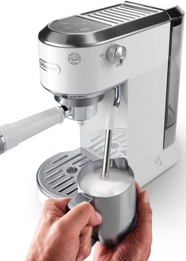 De'Longhi Espressomachine DEDICA DUO EC890.M Cold Brew in minder dan 5 minuten 15 cm breed 1 liter incl. melkopschuimneus