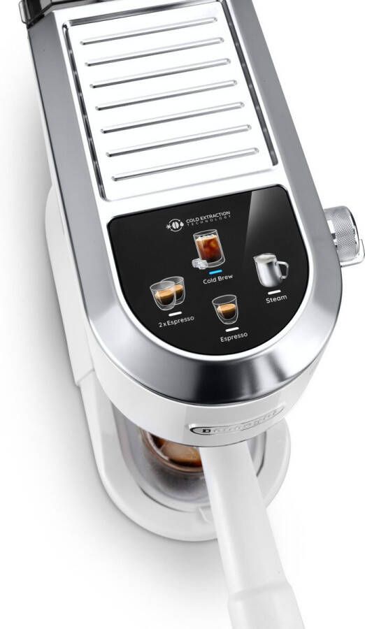 De'Longhi Espressomachine DEDICA DUO EC890.M Cold Brew in minder dan 5 minuten 15 cm breed 1 liter incl. melkopschuimneus
