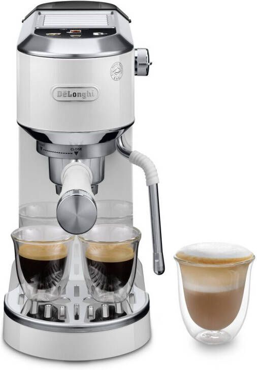 De'Longhi Espressomachine DEDICA DUO EC890.M Cold Brew in minder dan 5 minuten 15 cm breed 1 liter incl. melkopschuimneus