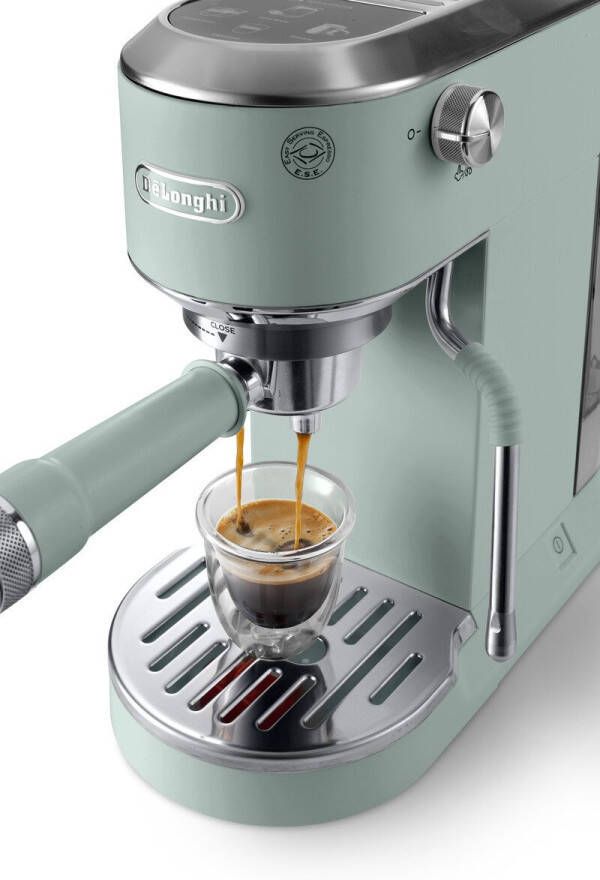 De'Longhi Espressomachine DEDICA DUO EC890.M Cold Brew in minder dan 5 minuten 15 cm breed 1 liter incl. melkopschuimneus