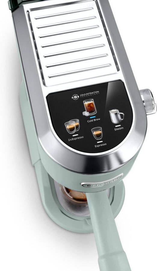 De'Longhi Espressomachine DEDICA DUO EC890.M Cold Brew in minder dan 5 minuten 15 cm breed 1 liter incl. melkopschuimneus