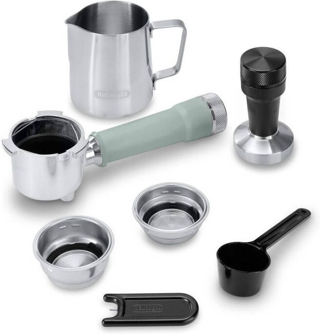 De'Longhi Espressomachine DEDICA DUO EC890.M Cold Brew in minder dan 5 minuten 15 cm breed 1 liter incl. melkopschuimneus