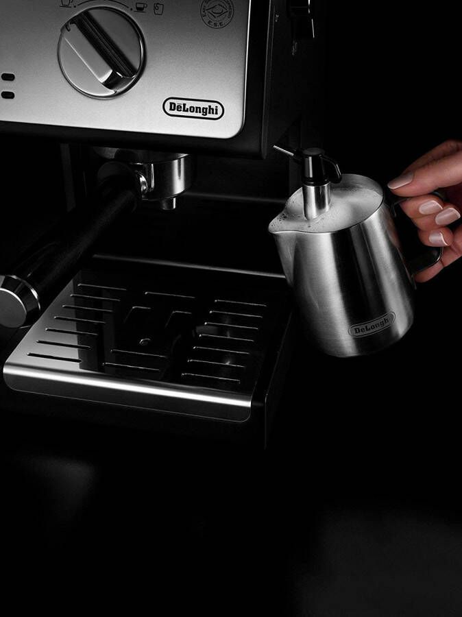 De'Longhi DeLonghi Autentica ECP33.21.BK Vrijstaand Half automatisch Espressomachine 1.1l Zwart koffiezetapparaat - Foto 2