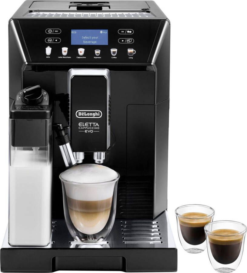 De'Longhi Volautomatisch koffiezetapparaat ECAM 46.860.B Eletta Evo zwart inclusief onderhoudsset ter waarde van € 31 99 vap - Foto 6