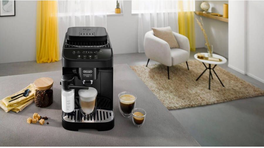 De'Longhi Volautomatisch koffiezetapparaat Magnifica Evo ECAM290.51.B LatteCrema melksysteem My-functie automatische reiniging