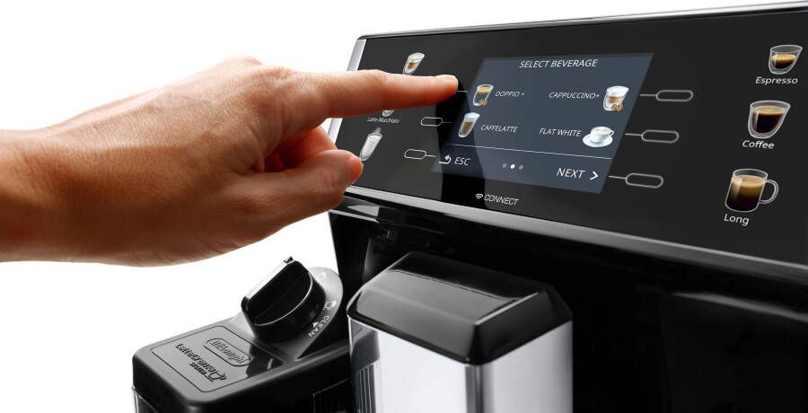 De Longhi De'Longhi PrimaDonna ECAM 550.65.SB Volautomatische espressomachine Zwart Zilver - Foto 10