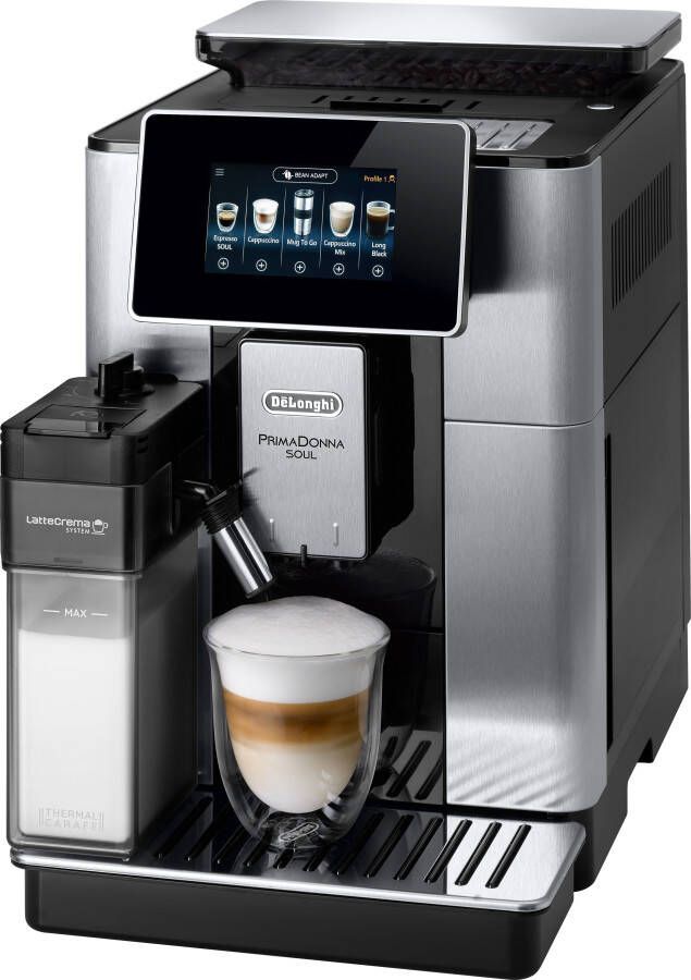 De'Longhi Volautomatisch koffiezetapparaat PrimaDonna Soul ECAM 610.75.MB inclusief koffiepot ter waarde van vap € 29 99 + glazenset vap € 46 90 - Foto 3
