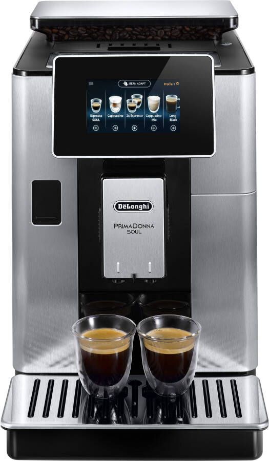 De'Longhi Volautomatisch koffiezetapparaat PrimaDonna Soul ECAM 610.75.MB inclusief koffiepot ter waarde van vap € 29 99 + glazenset vap € 46 90 - Foto 6