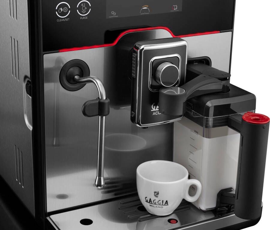 Gaggia Volautomatisch koffiezetapparaat Accademia Stainless Steel van de uitvinder van espresso barista@home dankzij het espresso plus-systeem