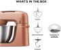 Kenwood GO keukenmachine KZM35.000RD Roze 4L mengkom Handvat voor gemakkelijk verplaatsen Compacte keukenrobot Opbergen in keukenkast of lade [onderdeel GO collectie] - Thumbnail 8
