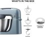 Kenwood GO keukenmachine KZM35.000GY Blauw 4L mengkom Handvat voor gemakkelijk verplaatsen Compacte keukenrobot Opbergen in keukenkast of lade [onderdeel GO collectie] - Thumbnail 9