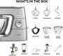 Kenwood Keukenmachine Titanium Chef Baker KVC85.594SI incl. uitgebreide accessoires met geïntegreerde easyweigh weegschaal - Thumbnail 5