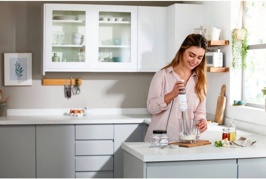 Kenwood Staafmixer HBM40.006WH Triblade XL 850 watt incl. 3-delige accessoireset