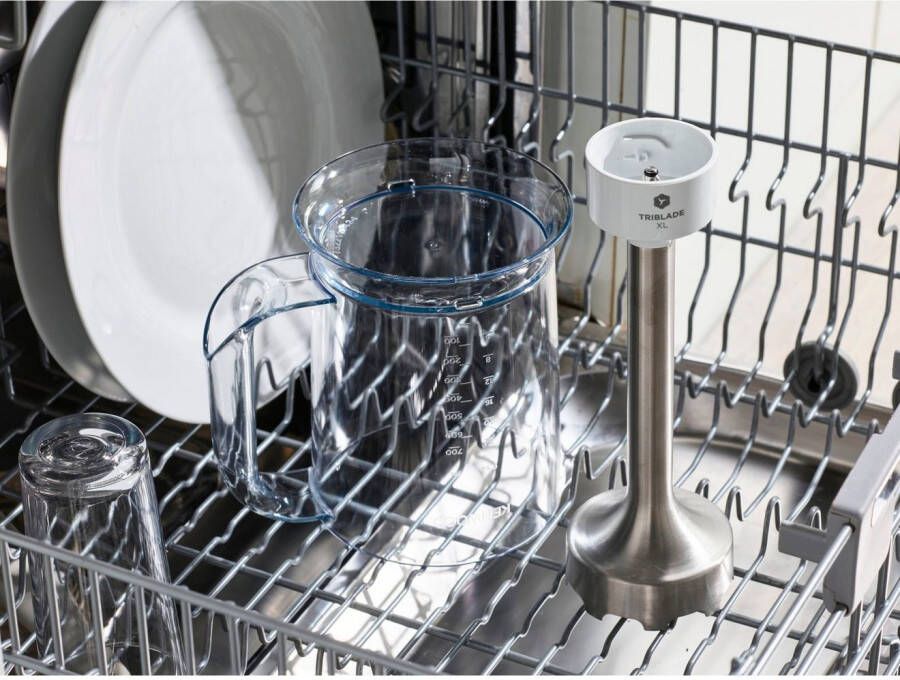 Kenwood Staafmixer HBM40.006WH Triblade XL 850 watt incl. 3-delige accessoireset