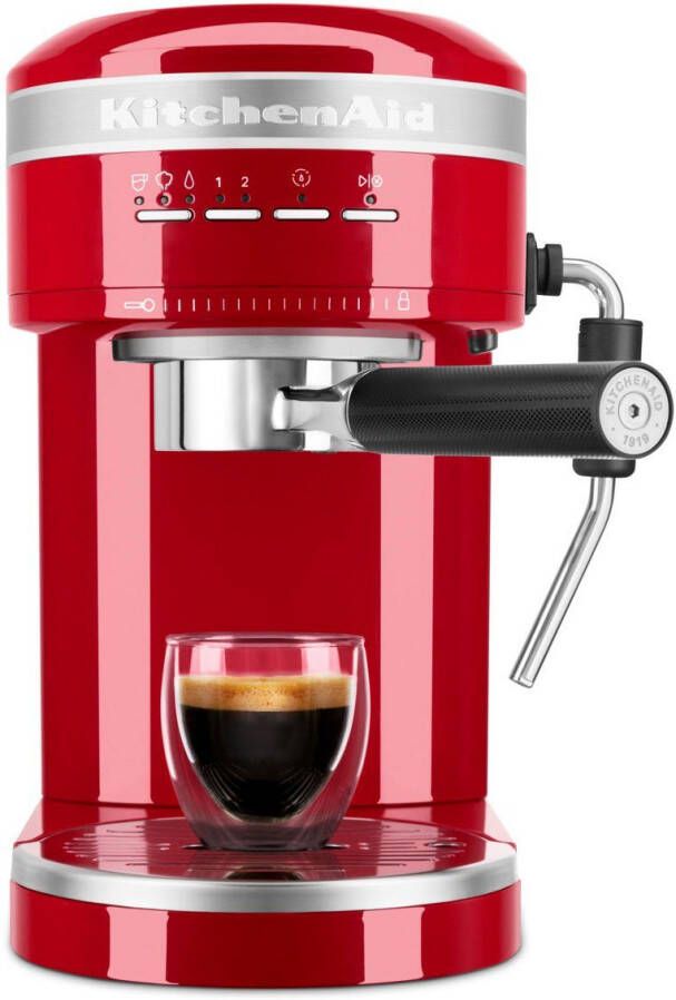 Kitchenaid Artisan Espresso 5KES6503EER Keizerrood | Espressomachines | Keuken&Koken Koffie&Ontbijt | 8003437607516 - Foto 4