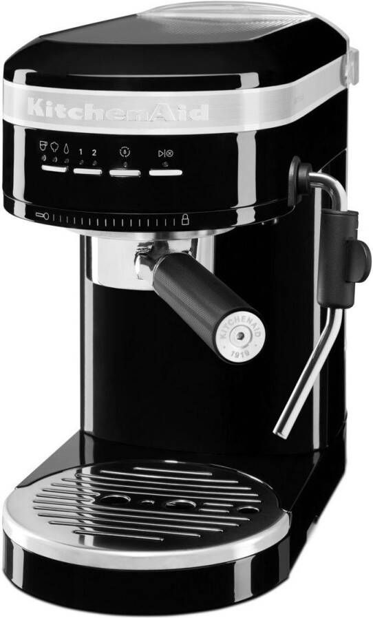 KitchenAid Espressomachine Artisan koffiemachine met slimme sensortechnologie stoompijpje en accessoires Zwart - Foto 9