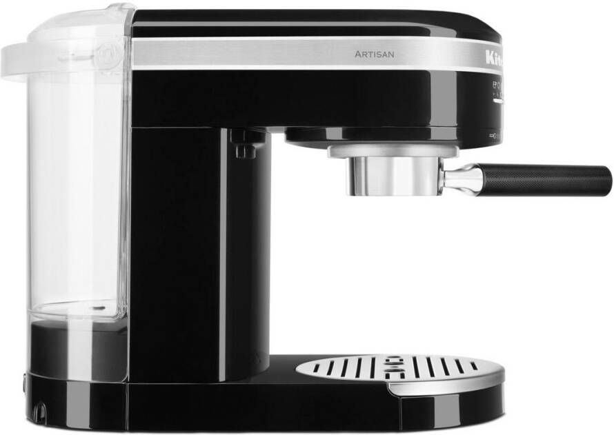 KitchenAid Espressomachine Artisan koffiemachine met slimme sensortechnologie stoompijpje en accessoires Zwart - Foto 2