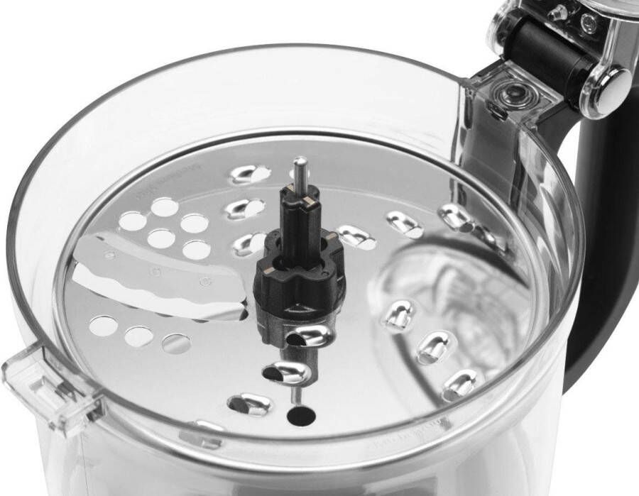 KitchenAid Foodprocessor Multifunctionele Keukenmachine voor verschillende soorten ingrediënten Compacte keukenapparatuur voor hakken snijden raspen kneden 1 7 L Zwart - Foto 6