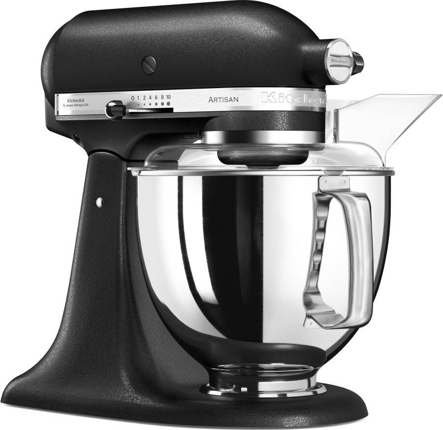 KitchenAid Keukenmachine 5KSM175PSEBK VULKAANZWART Gratis waterkoker 2e kom flexibele garde (waarde ca. 347 -VAP) - Foto 2