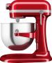 KitchenAid Artisan Standmixer met in Hoogte Verstelbare Kom Krachtig stil 11 snelheden roestvrijstalen accessoires en capaciteit van 6 6L Appelrood - Thumbnail 4