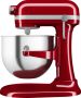KitchenAid Artisan Standmixer met in Hoogte Verstelbare Kom Krachtig stil 11 snelheden roestvrijstalen accessoires en capaciteit van 6 6L Keizerrood - Thumbnail 4